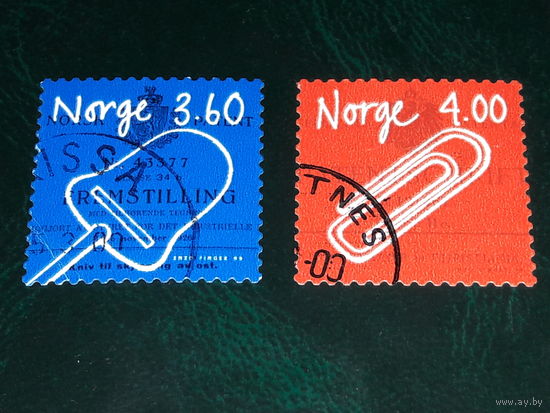 Норвегия 1999 Стандарт. Полная серия 2 марки