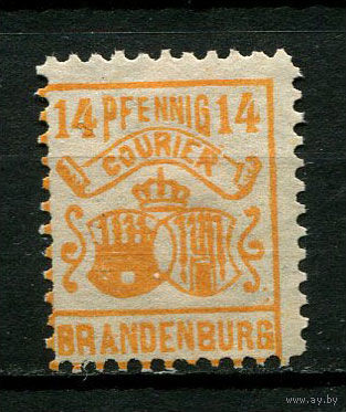 Германия - Бранденбург - Местные марки - 1896 - Герб 14Pf - [Mi.4] - 1 марка. Чистая без клея.  (Лот 84CK)