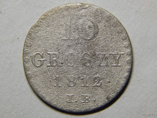 Польша 10 грошей 1812г.Варшавское герцогство