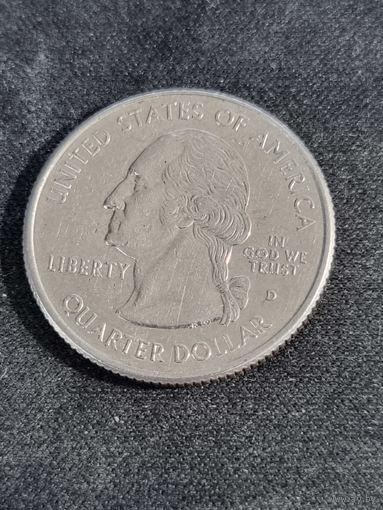 США Коннектикут 25 центов 1999  D