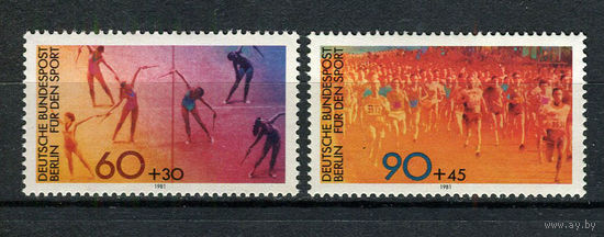 Западный Берлин - 1981 - Спорт - [Mi. 645-646] - полная серия - 2 марки. MNH.  (Лот 96Dc)