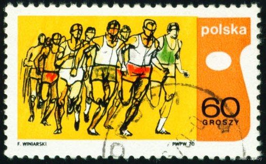 10-й съезд Международной Олимпийской Академии Польша 1970 год 1 марка