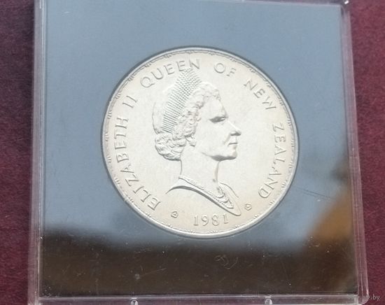 Новая Зеландия 1 доллар, 1981 Королевский визит