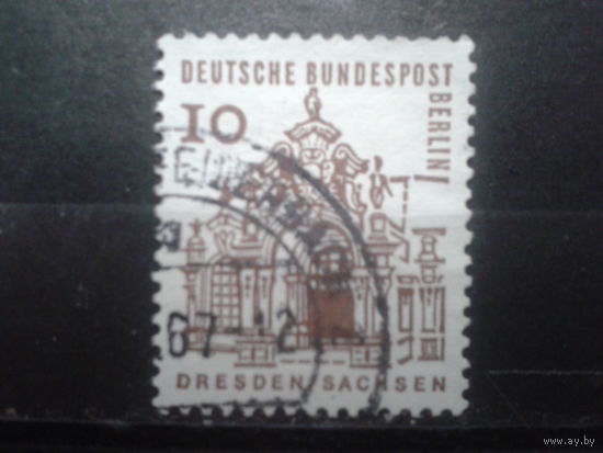 Берлин 1965 стандарт Дрезден Михель-0,3 евро гаш.