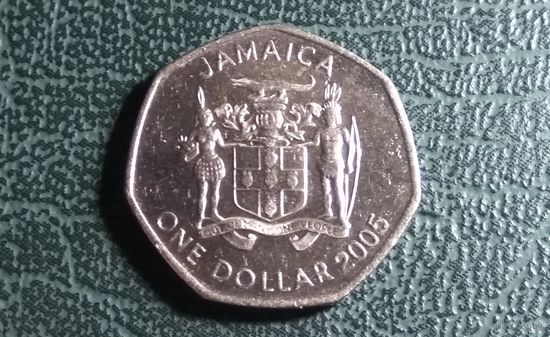 1 доллар 2005. Ямайка.