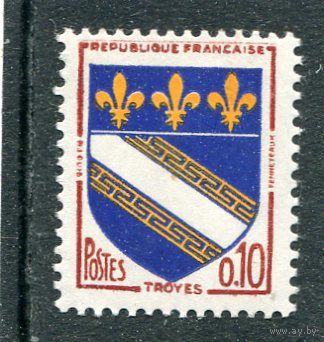 Франция. Стандарт. Герб. Вып.1963