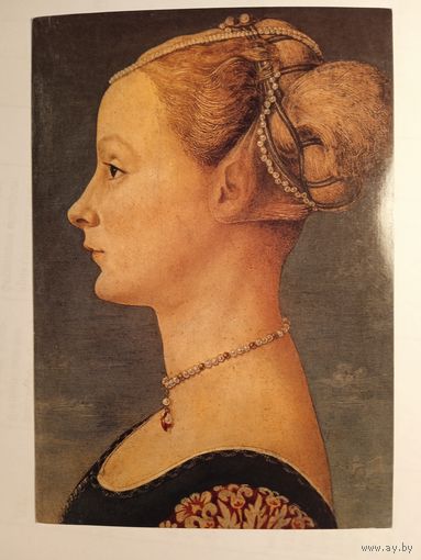 Поллайоло. Портрет женщины. Издание Италии