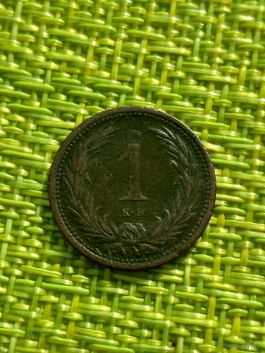 Венгрия 1 филлер 1896 г