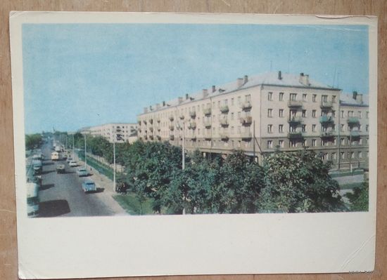 Брест. Магистраль Москва - Брест 1966 г. Чистая.